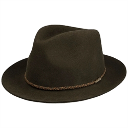 Stetson Willmount Fedora Filthat - Brown