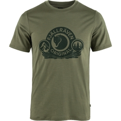 Fjällräven Abisko Wool Classic SS T-shirt - Laurel Green