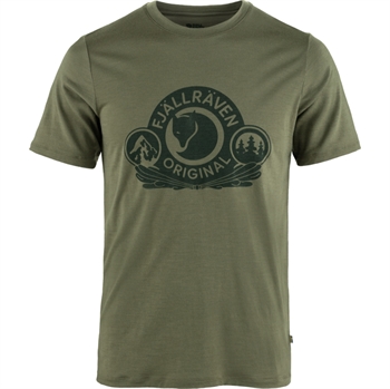 Fjällräven Abisko Wool Classic SS T-shirt - Laurel Green