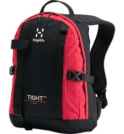 Haglöfs Tight X-Small - True Black/Scarlet Red - Børnerygsæk