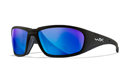 Wiley X BOSS Captivate Blue Mirror Black Frame