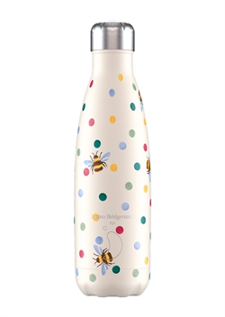 Chilly's Bottles Emma Bridgewater Polka Dot and Bees 500 ml Termoflaske