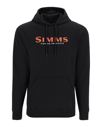 Simms Logo Hoody Black