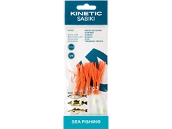 Kinetic Sabiki Micro Octopus Slim Rig Red UV