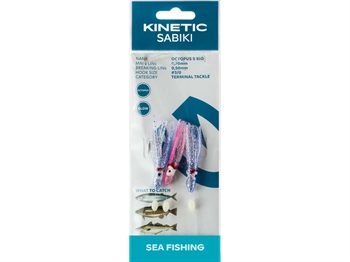 Kinetic Sabiki Octopus S Rig Blue Pink