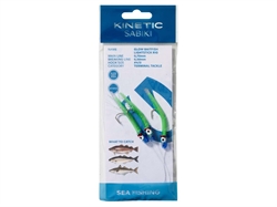 Kinetic Sabiki Glow Baitfish Lightstick Rig Green/Blue