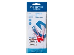 Kinetic Sabiki Glow Baitfish Lightstick Rig Pink/Red