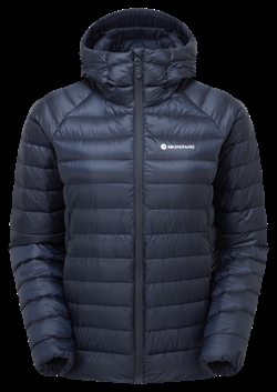 Montane Anti-Freeze Hoodie Womens - Eclipse Blue - Dunjakke