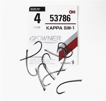 Owner OH Kappa 1 Fishing Hook, No. 4 Size – Rose Shape For Stream Fishing, Targets Amago, Yamame, Iwana - View #3