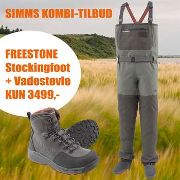 SIMMS FREESTONE Herre Stockingfoot + Vadestøvle KOMBI-TILBUD
