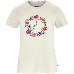 Fjällräven - Fjällblomster Fox T-shirt Woman - Chalk White