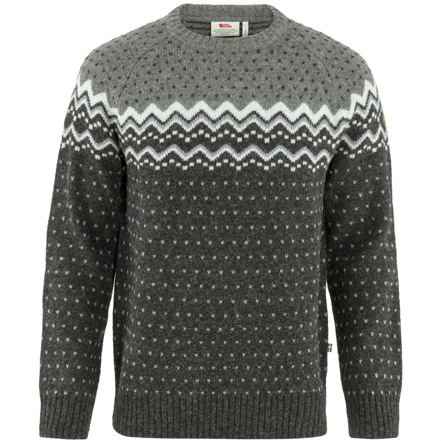 Övik Sweater Dark Grey/Grey - Striktrøje