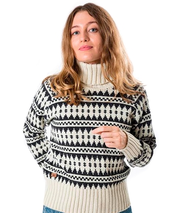 Fuza Wool Gunhild Sweater Woman - Coal