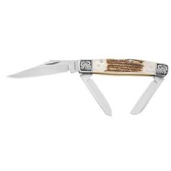 Gerber 3 Blade Stag Knife Foldekniv 
