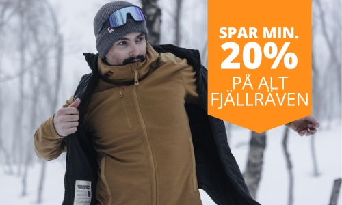 Spar min. 20% på alt Fjällräven