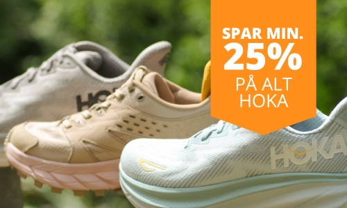 Spar. min. 20% på alt Hoka