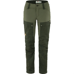 Fjällräven Keb Trousers Women Regular - Deep Forest/Laurel Green