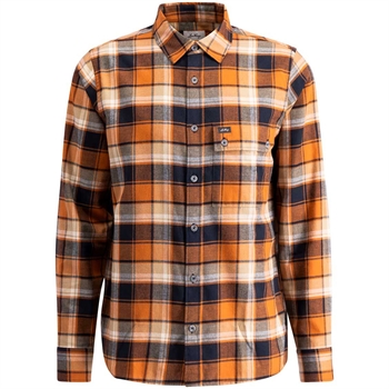 Lundhags Järpen Plaid Flannel Shirt Men - Brick