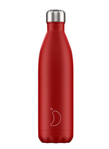 Chilly\'s Bottles Matte Red 750 ml