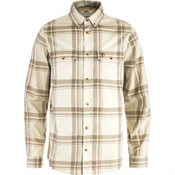 Fjällräven Övik Lite Flannel Shirt Men - Chalk White/Fossil