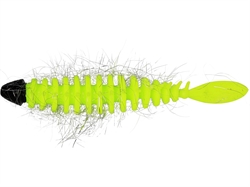 Westin Needle Bug Black/Chartreuse Banana Gummidyr til Put &Take