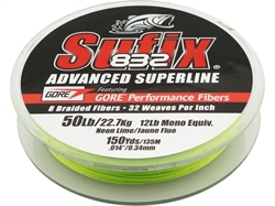 Sufix 832 Gore fletline Neon Lime 120 meter