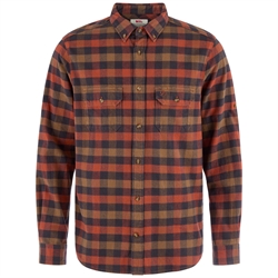 Fjällräven Skog Relaxed Shirt -Autumn Leaf/Wood Brown - Herreskjorte