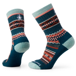 Smartwool Everyday Cozy Snowed In Sweater Crew Socks - Twilight Blue