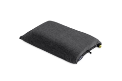 Nemo Fillo Backpacking & Camping Pillow - Black Pearl/Birch Bud (gråmeleret) - Pakbar hovedpude