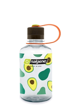 Nalgene Narrow Mouth Fruit Print Bottle 500 ml Drikkedunk - Avocados