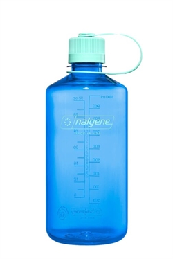Nalgene Narrow Mouth Sustain 1000 ml Drikkedunk - Cornflower Blue