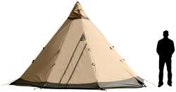 Tentipi Safir 7 CP - 6-8 personers tipi-telt