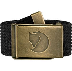 Fjällräven Canvas Brass Belt - Black - Bælte
