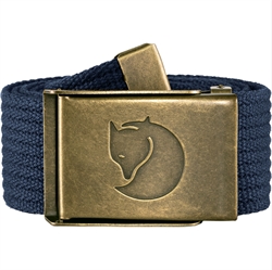 Fjällräven Canvas Brass Belt - Dark Navy - Bælte