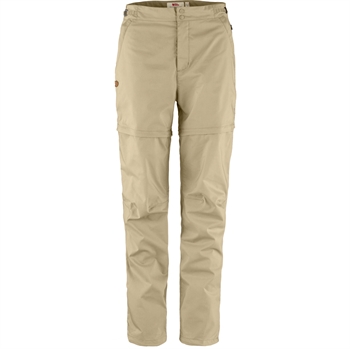 Fjällräven Abisko Hike Zip Off Trousers Regular Women - Fossil