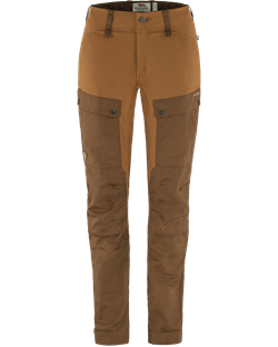 Fjällräven Keb Trousers Curved Women Regular - Timber Brown/Chestnut