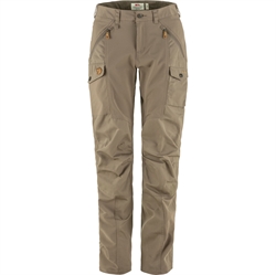 Fjällräven Nikka Trousers Curved Women - Suede Brown