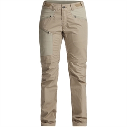 Lundhags Tived Zip-Off Pant Womens - Sand - Dame zip-off buks