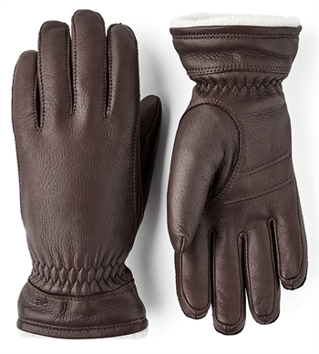 Hestra Buvika Deerskin Primaloft Handske - Chocolate