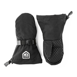 Hestra Fjellvotten Jr. Mitt - Black - Børneluffe