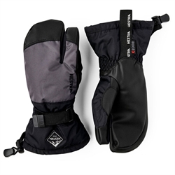 Hestra Gauntlet CZone Junior 3 Finger - Graphite/Black - Børnehandske