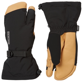 Sealskinz Congham Waterproof Thermal Ski Split Finger Mitten - Black