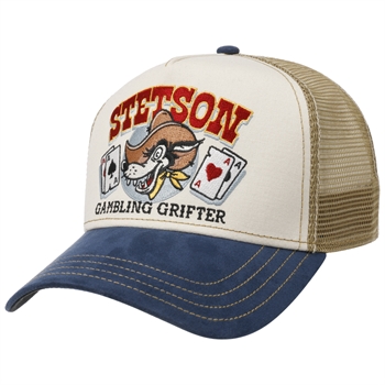 Stetson Trucker Cap Gambling Grifter - Beige