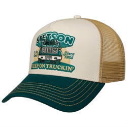 Stetson Trucker Cap Keep On Trucking - Dark Green