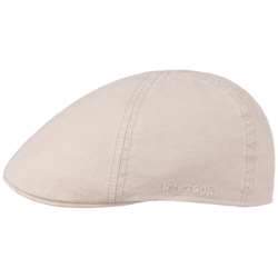 Stetson Texas Organic Cotton Flat Cap - Beige