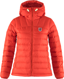 Expedition Pack Down Hoodie Women - True Red