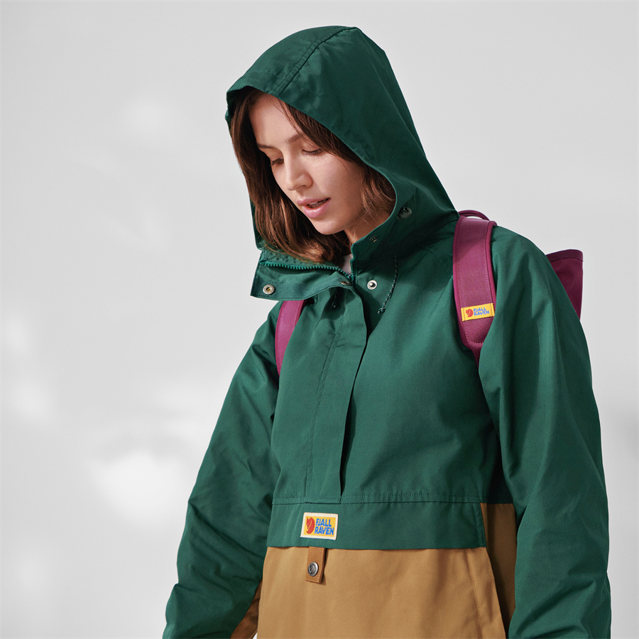 Fjällräven Vardag Anorak Women Arctic Green/Buckwheat Brown