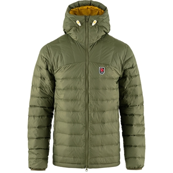 Fjällräven Expedition Pack Down Hoodie Men - Green/Mustard Yellow 