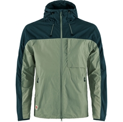 Fjällräven High Coast Wind Jacket Men - Patina Green/Navy - Vindjakke