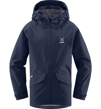 Haglöfs Mila Jacket Junior - Tarn Blue - Børne-regnjakke
